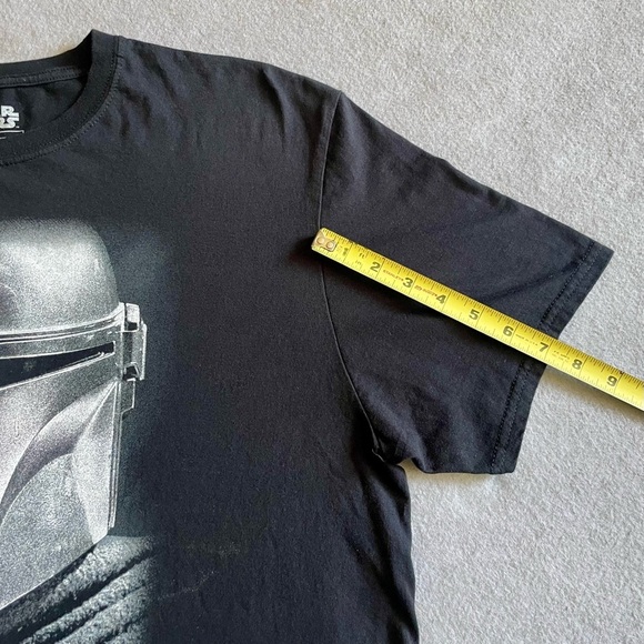 Star Wars The Mandalorian T-Shirt Black Size XL - Picture 5 of 6